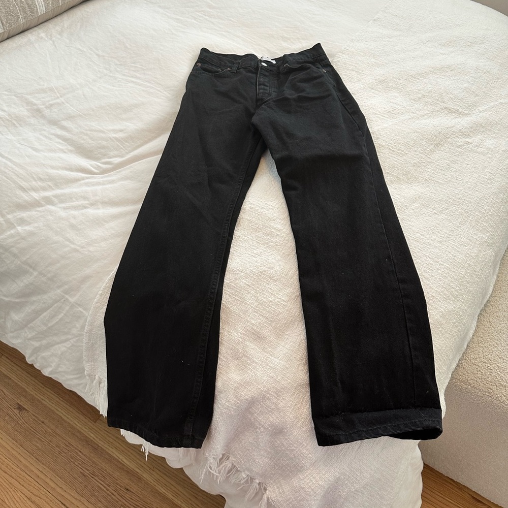 Zara black jeans size 4 - straight leg